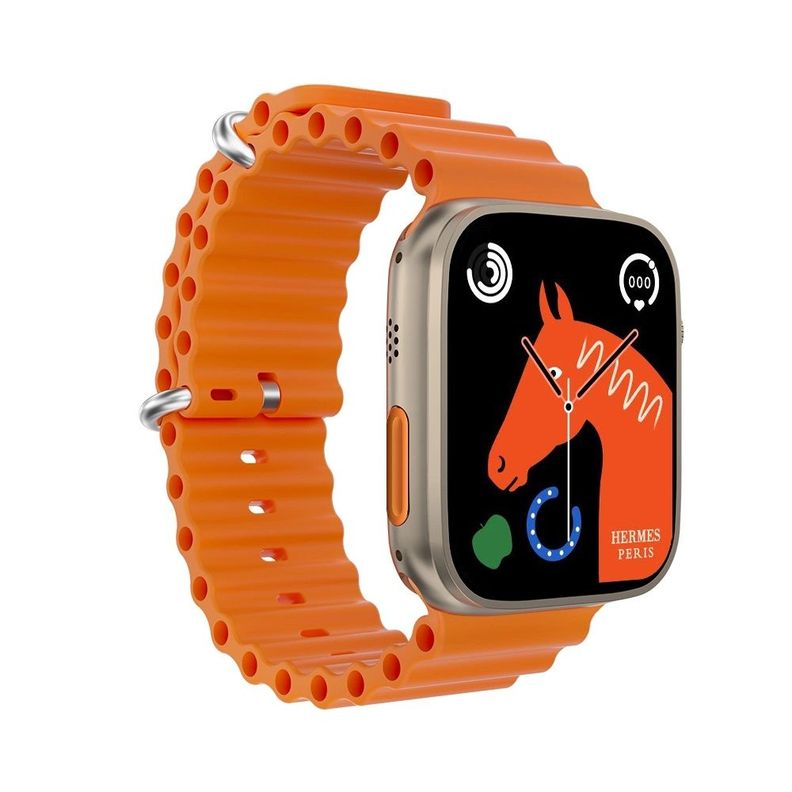 Reloj Inteligente Bluetooth llamadas 2.02” 380mAh HW8 ULTRA MAX - naranjo-1