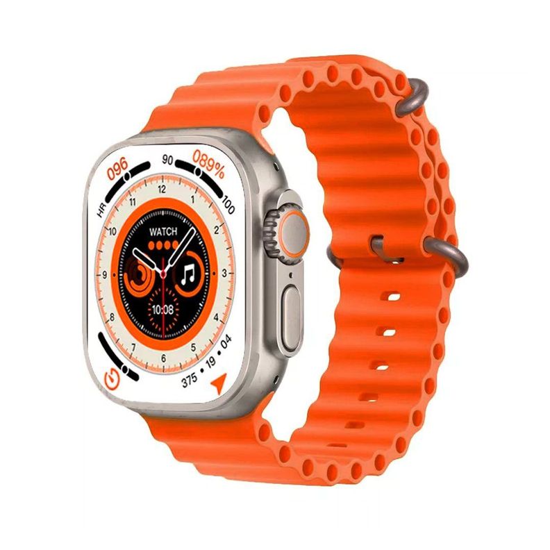 Reloj Inteligente Bluetooth llamadas 2.02” 380mAh HW8 ULTRA MAX - naranjo-0