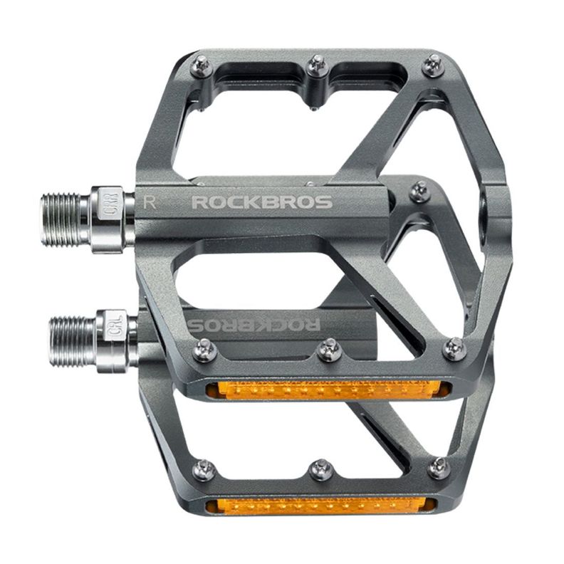 Pedales de bicicleta aluminio rockbros K371 - gris-2