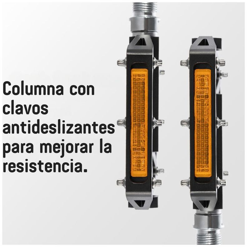 Pedales de bicicleta aluminio rockbros K371 - gris-8