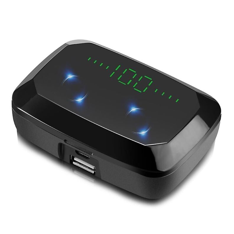 Audifonos Bluetooth TWS M11 3200 mAh - negro-0