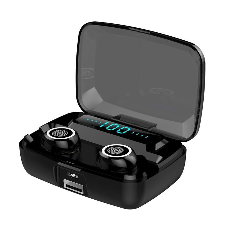 Audifonos Bluetooth TWS M11 3200 mAh - negro-1
