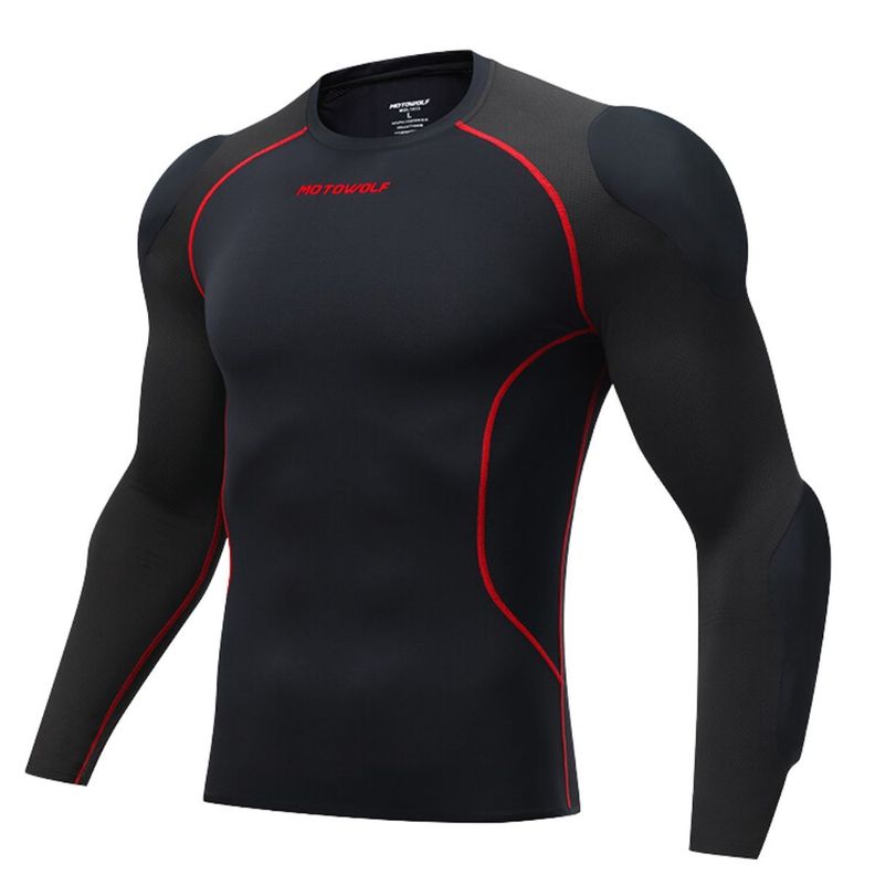 Chaqueta Ajustada Armadura para motociclismo Motowolf 1035-R-1