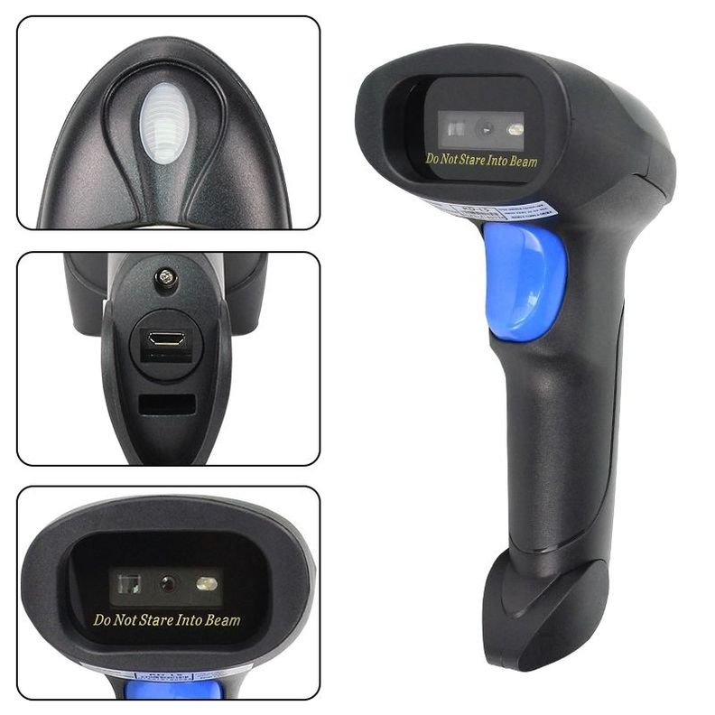 Lector de Código de Barras bluetooth 1D CCD NETUM L6BL-6