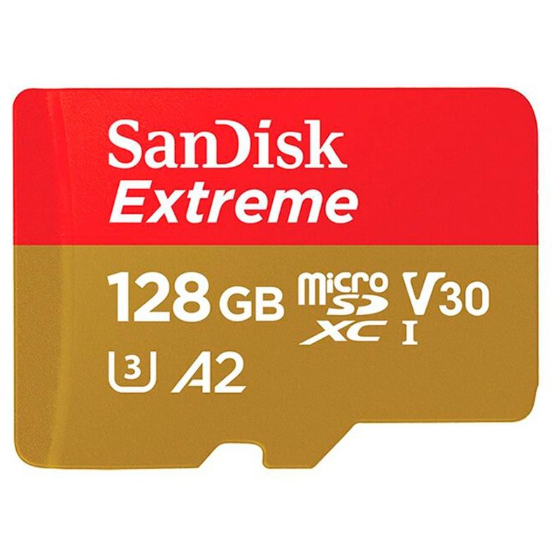 Micro SD SanDisk Extreme Micro SDXC 128GB Clase 10 U3-0