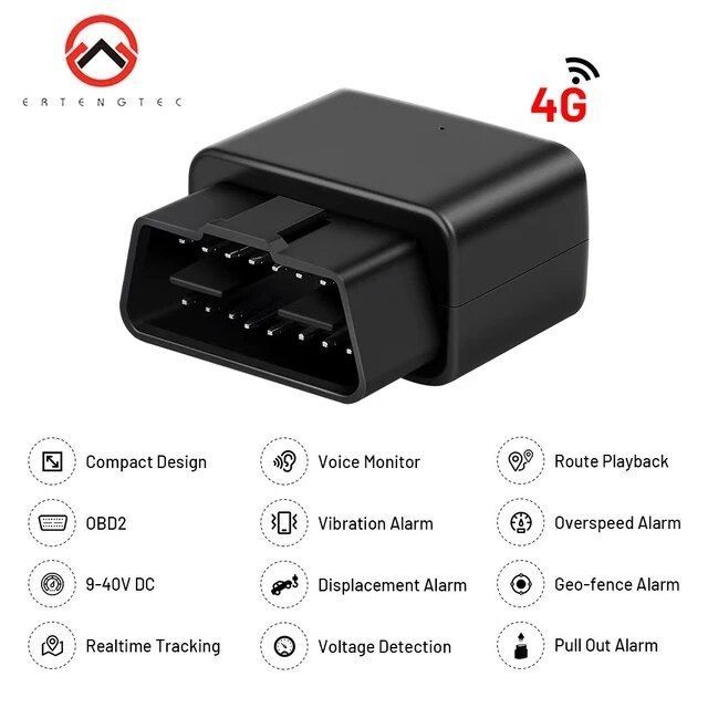 Rastreador GPS 4G MV33G 4G OBD2 + configuración + Sim-2