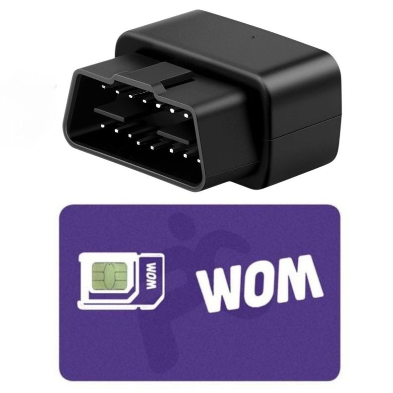 Rastreador GPS 4G MV33G 4G OBD2 + configuración + Sim-4