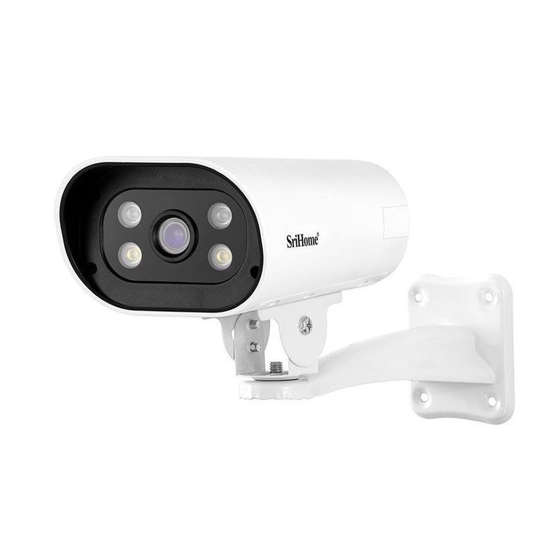 Kit POE NVR NVS005 + 4 cámaras SH037B QHD 4MP 1440P SriHome-1