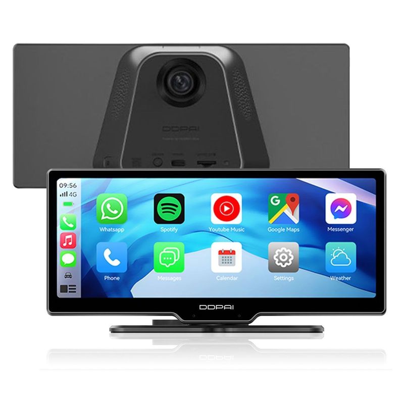 Pantalla reproductor multimedia con cámara para vehículo DDPAI M5S-0