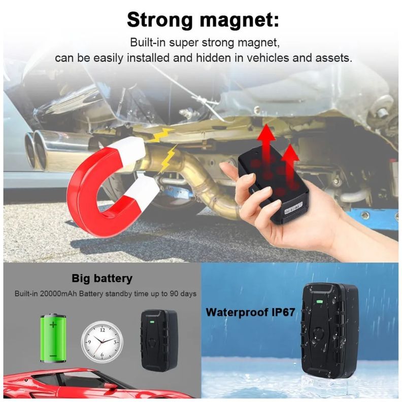 Rastreador  GPS 4G TK918C 20000 mAH 4G + Configuración + Sim-3