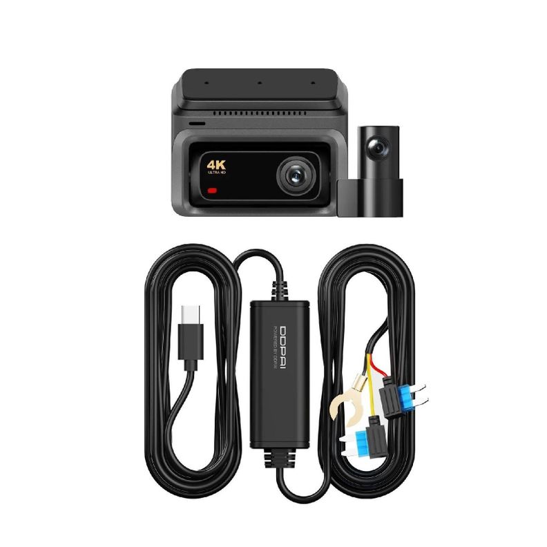 Pack DDPAI Z60 Dual 4K + 1080p con GPS/ADAS Wi‑Fi 5 GHz Turbo + Kit de cableado DC002