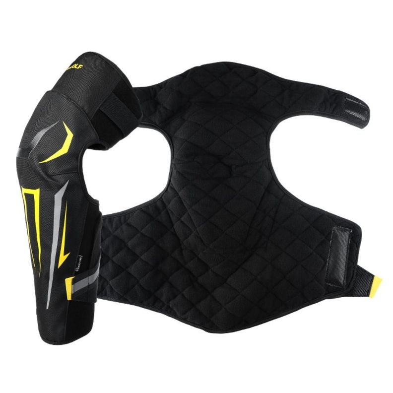 Rodilleras Largas para motociclismo Motowolf 1033B Black-Yelow-3