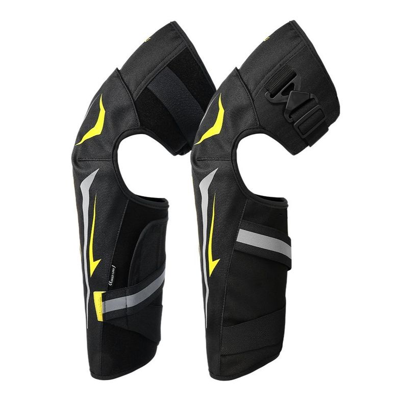 Rodilleras Largas para motociclismo Motowolf 1033B Black-Yelow-4
