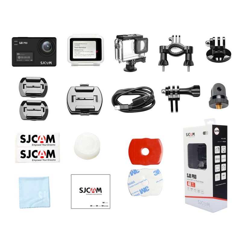 Cámara Deportiva SJCAM SJ8 PRO 4K 60FPS Dual 5G Estabilizador giroscópico-7