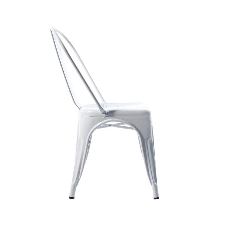 	Silla Metal Tolix para Comedor Bar LF5-01 - BLANCA-3