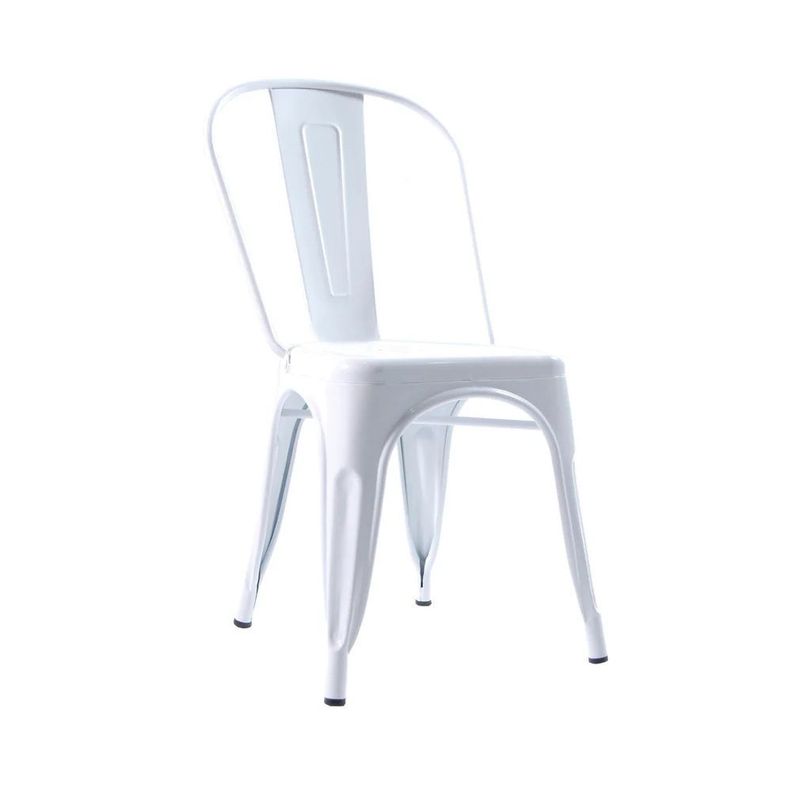 	Silla Metal Tolix para Comedor Bar LF5-01 - BLANCA-0