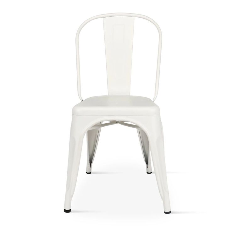 	Silla Metal Tolix para Comedor Bar LF5-01 - BLANCA-1