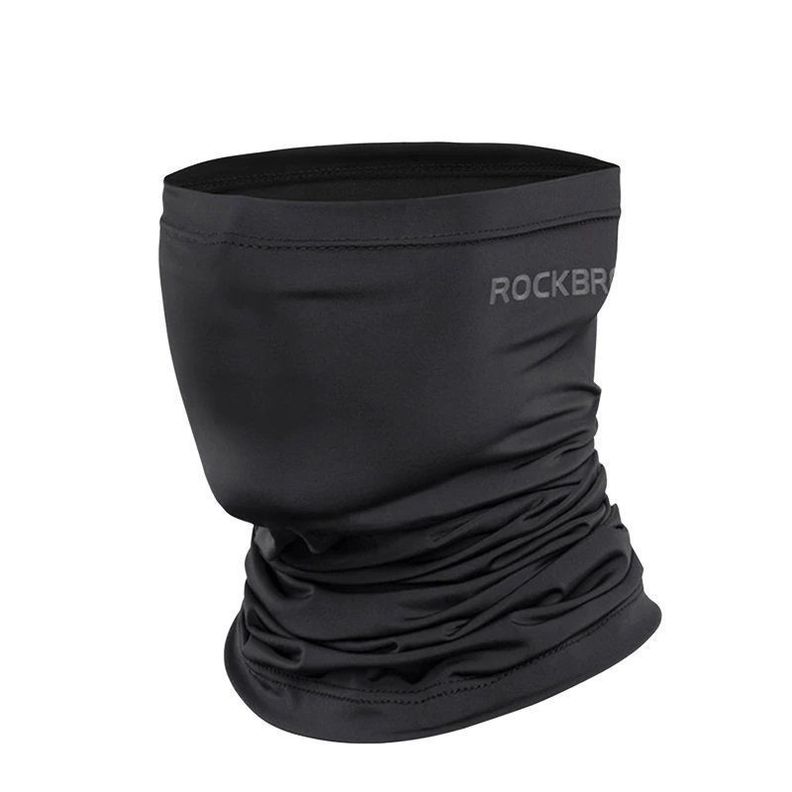 Cuello, Mascara, bandana elástica ciclismo, deportes Rockbros WB-001 - Negro-0