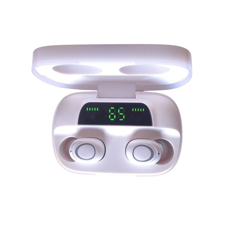 Audifonos Bluetooth TWS S11 2200 mAh - Blanco-2