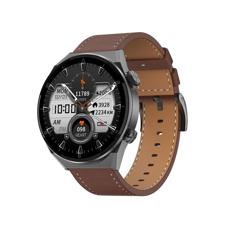 Smartwatch Reloj Inteligente Bluetooth llamadas 412x412 DT3 PRO MAX - cuero/silicona-1