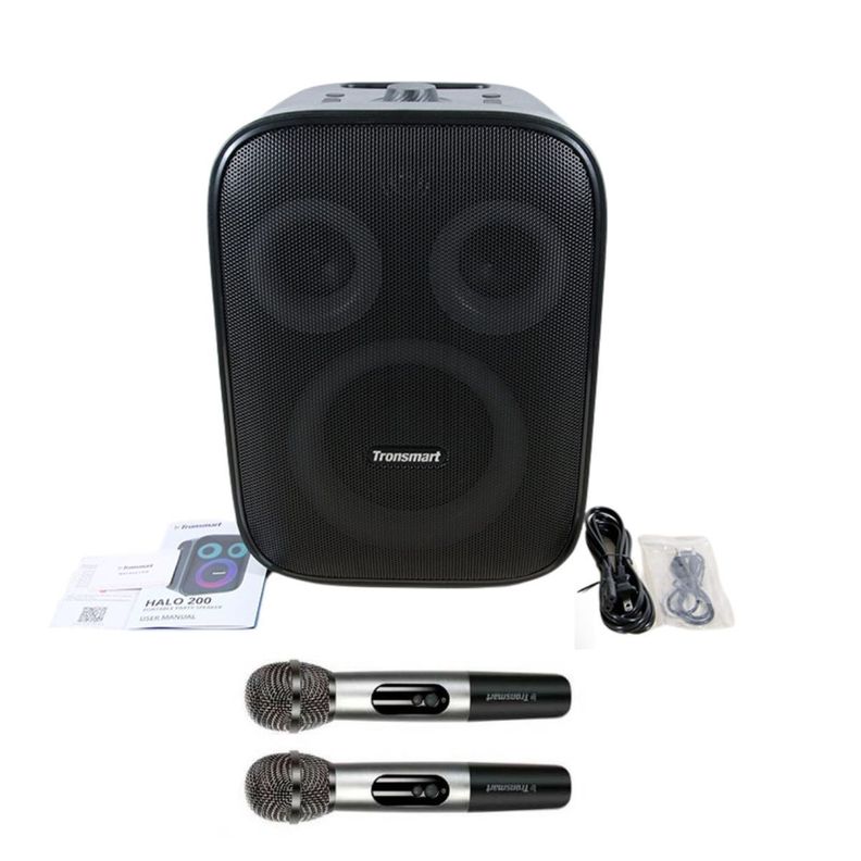 Parlante Bluetooth Karaoke Tronsmart Halo 200 120W 15000mAh con 2Micrófonos-7