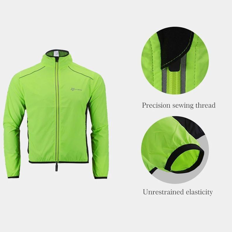 Chaqueta Cortaviento para ciclismo Rockbros YPW018G-5