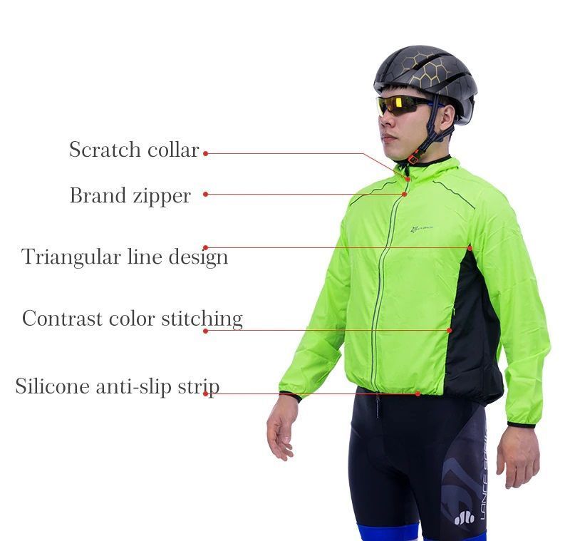 Chaqueta Cortaviento para ciclismo Rockbros YPW018G-3
