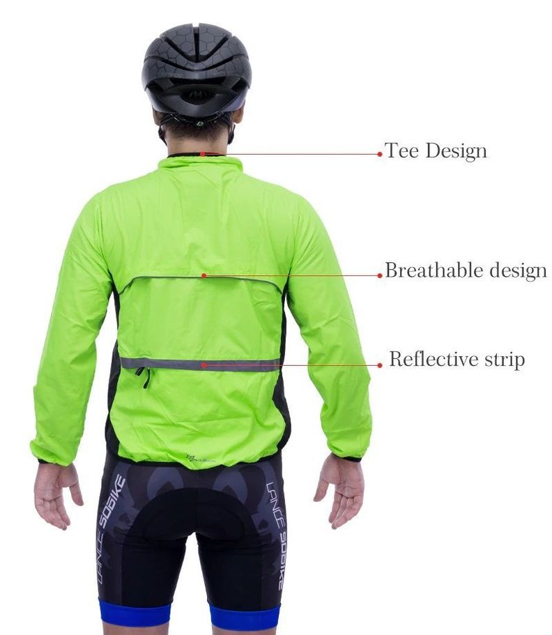 Chaqueta Cortaviento para ciclismo Rockbros YPW018G-7