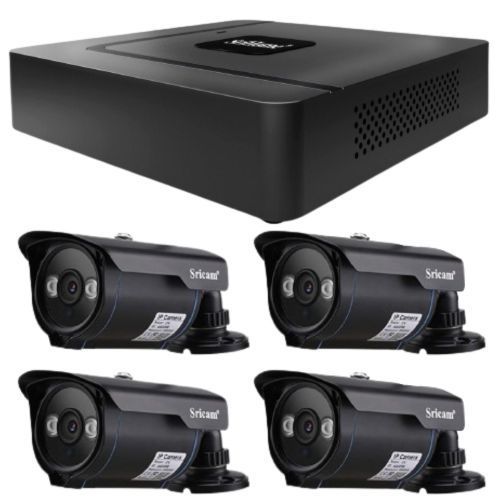 Kit NVR Srihome: 4 camaras SP007 + NVR NVS003 16CH-1