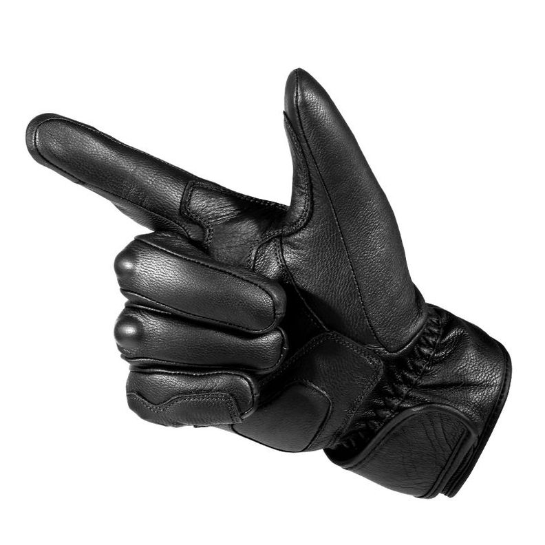 Guantes de cuero para motociclismo de Invierno Motowolf 0313 -1