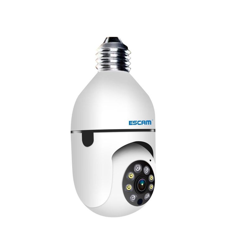 Cámara IP Robótica para ampolleta E27 Wifi Full HD 1080p Escam PT208-1