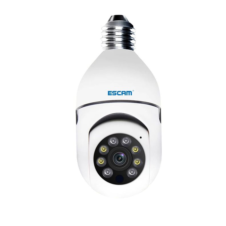 Cámara IP Robótica para ampolleta E27 Wifi Full HD 1080p Escam PT208-2