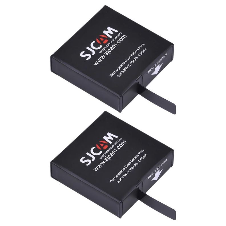 2 X Batería de litio 1200mAh para cámara deportiva SJCAM SJ8-0