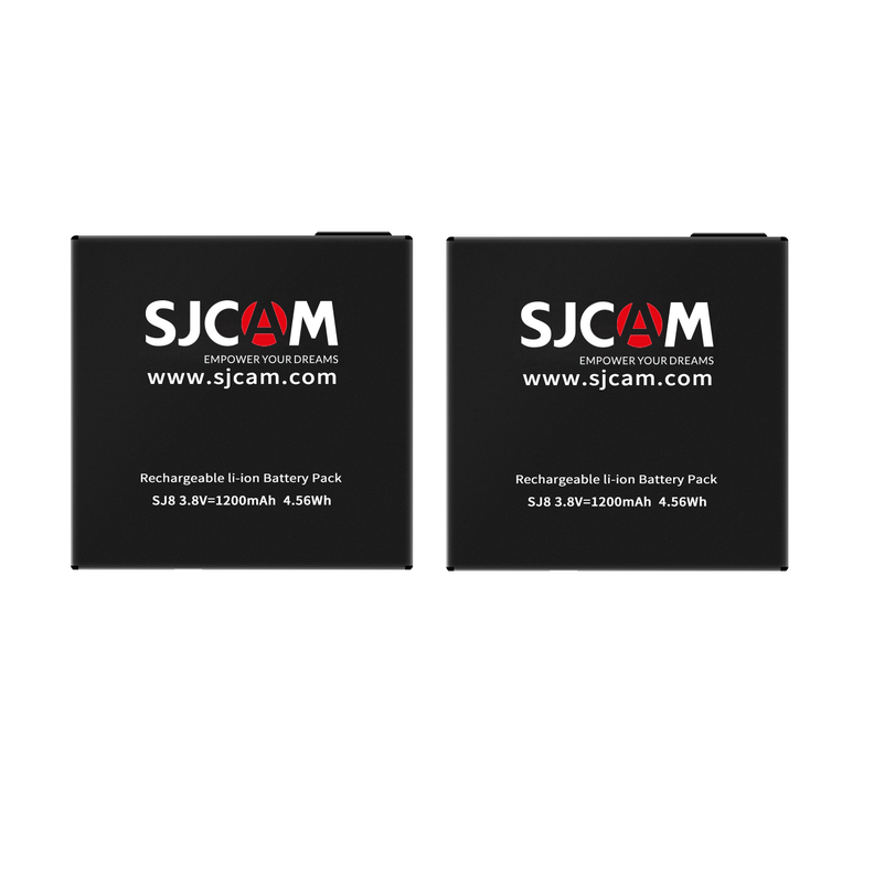 2 X Batería de litio 1200mAh para cámara deportiva SJCAM SJ8-1
