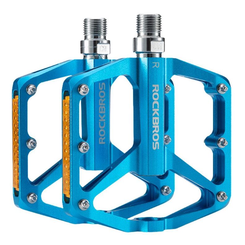 Pedales de bicicleta aluminio rockbros K371 - azul-0