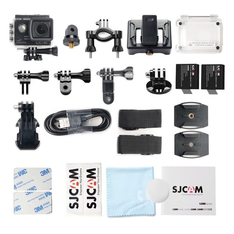 Cámara Deportiva SJCAM SJ5000X 4K WIFI Gyro estabilizador 2 baterias-7