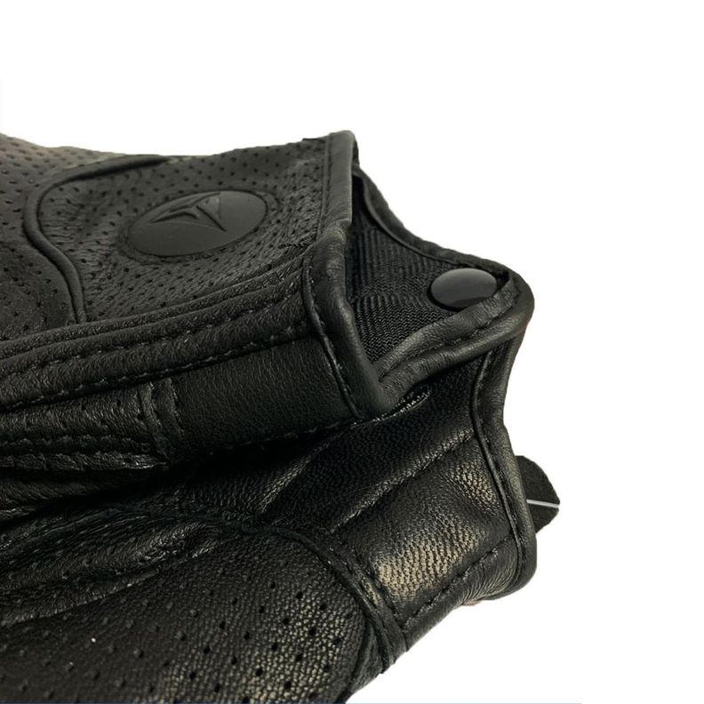 Guantes para motociclismo de cuero perforado Motowolf 0302-3