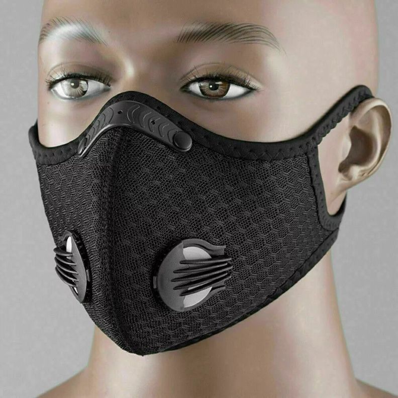 Rockbros LF2014-1 Mascarilla protectora con filtro KN95 de carbón activo-1