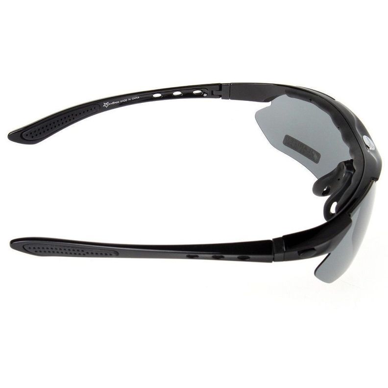 Lentes Rockbros Polarizado Ciclismo 5 Micas 12 Piezas Uv400 - Negro-2