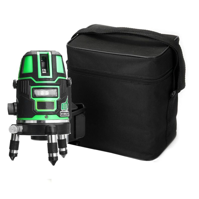 Nivel Laser autonivelante BJ02 2 Lineas y 2 baterias recargables Verde