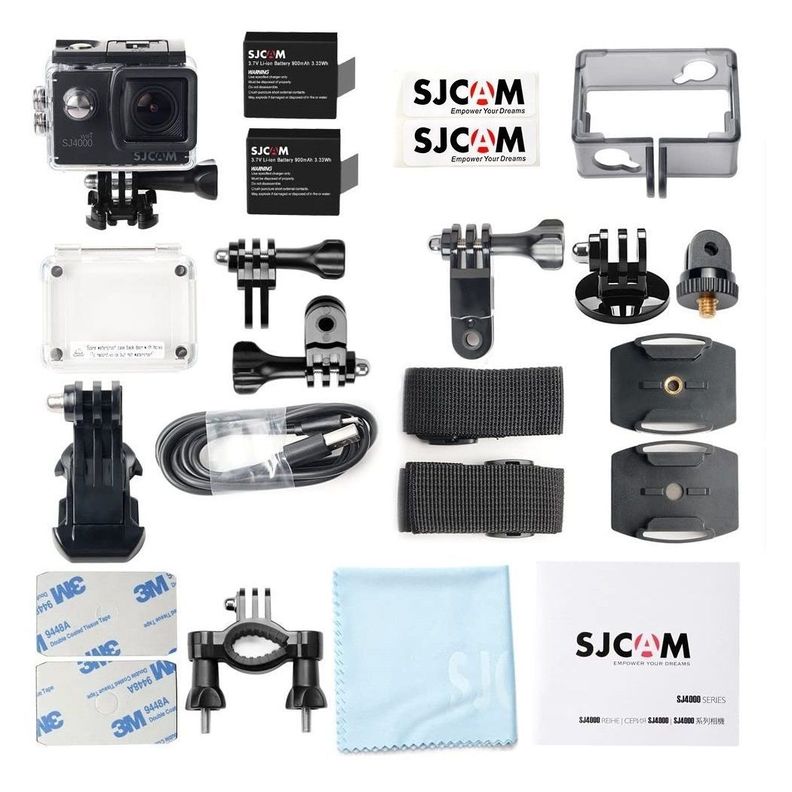 Camara Deportiva 2k SJCAM SJ4000  WIFI Cámara Sumergible 2 baterias-4