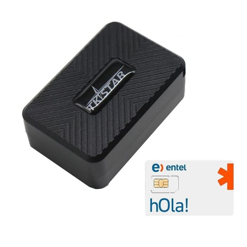 Mini Rastreador GPS magnético recargable de 1500mAh Tkstar TK913 4G configurado con SIM-0