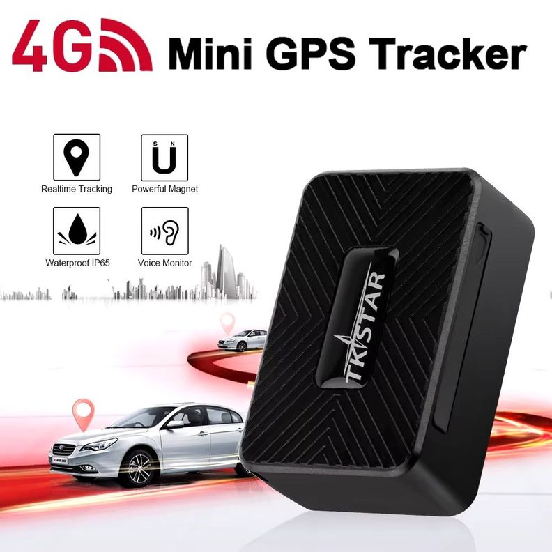 Mini Rastreador GPS magnético recargable de 1500mAh Tkstar TK913 4G configurado con SIM-5