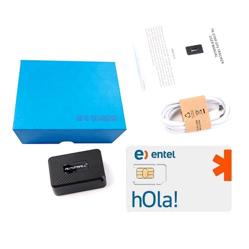 Mini Rastreador GPS magnético recargable de 1500mAh Tkstar TK913 4G configurado con SIM-8
