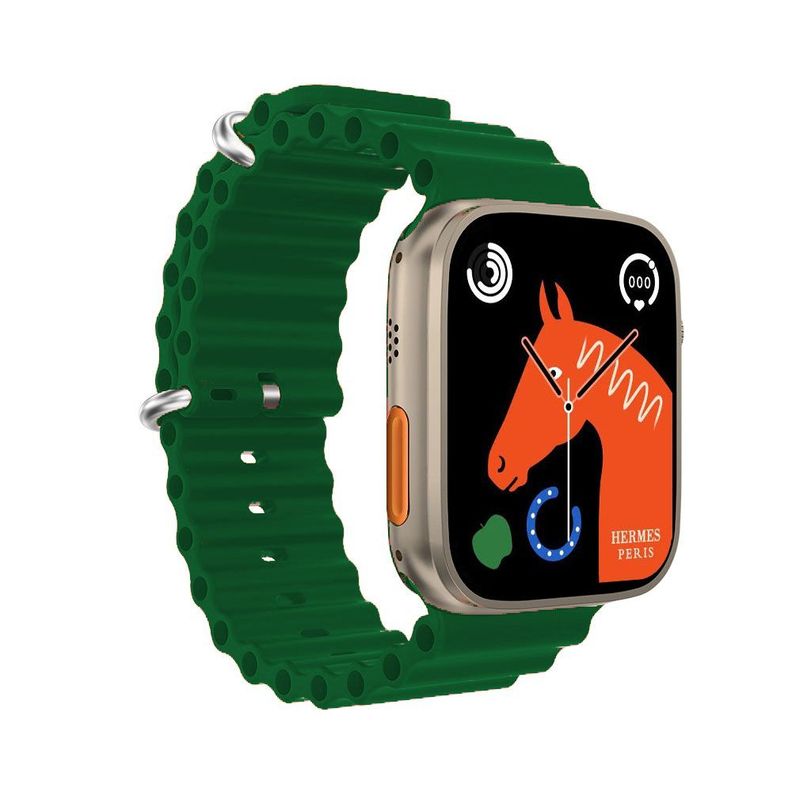 Smartwatch Bluetooth llamadas 2.02” 380mAh HW8 ULTRA MAX - verde-1