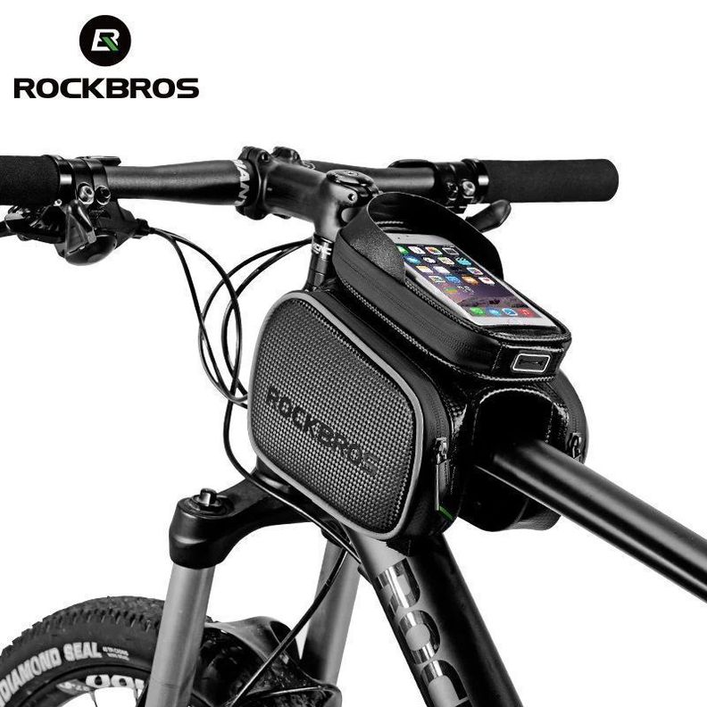 Bolso para bicicleta con soporte para teléfono Rockbros 009-4-1