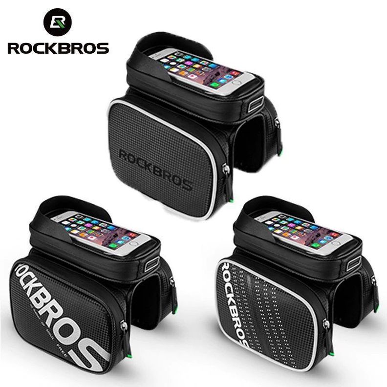 Bolso para bicicleta con soporte para teléfono Rockbros 009-4-3