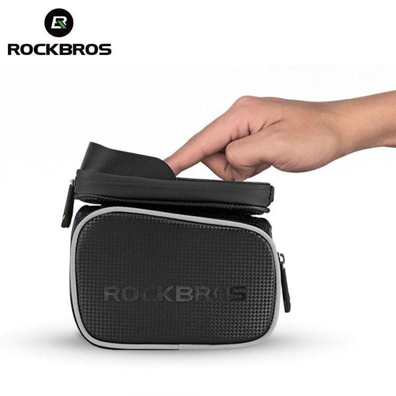 Bolso para bicicleta con soporte para teléfono Rockbros 009-4-2