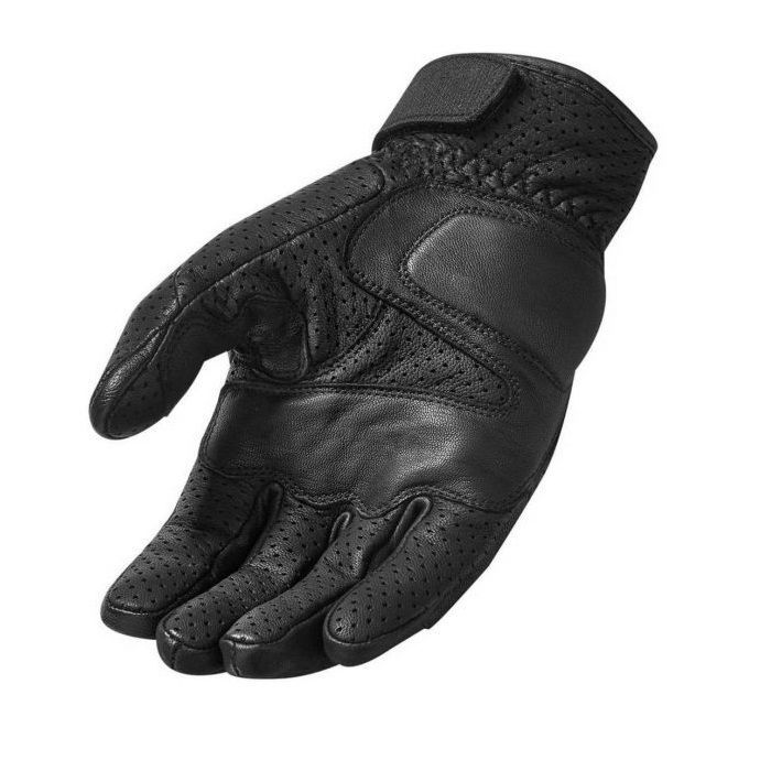 Guantes para motociclismo de cuero perforado Motowolf 0303-1