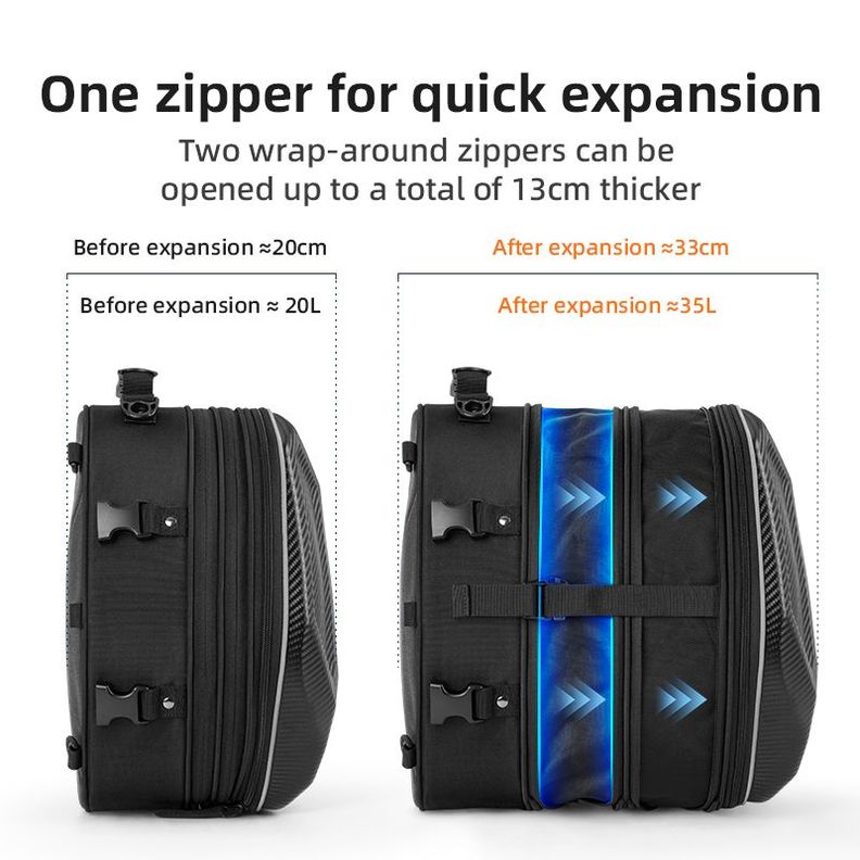 Mochila maleta Top Case impermeable para motocicleta Rockbros C48-9